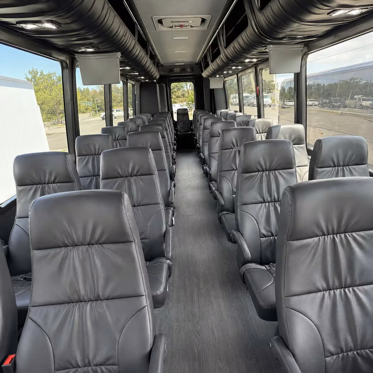 28 passenger minibus interior