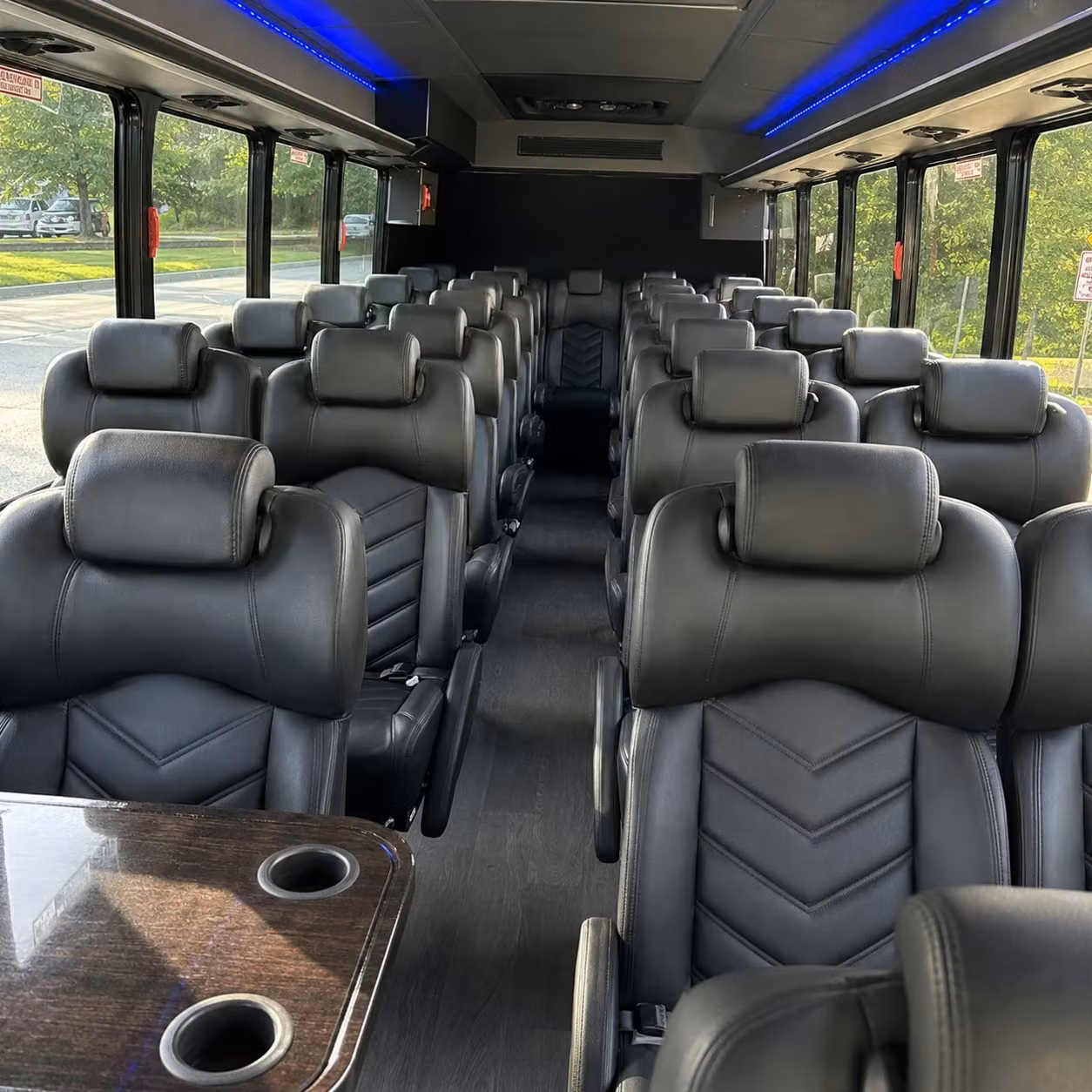 35 passenger minibus interior