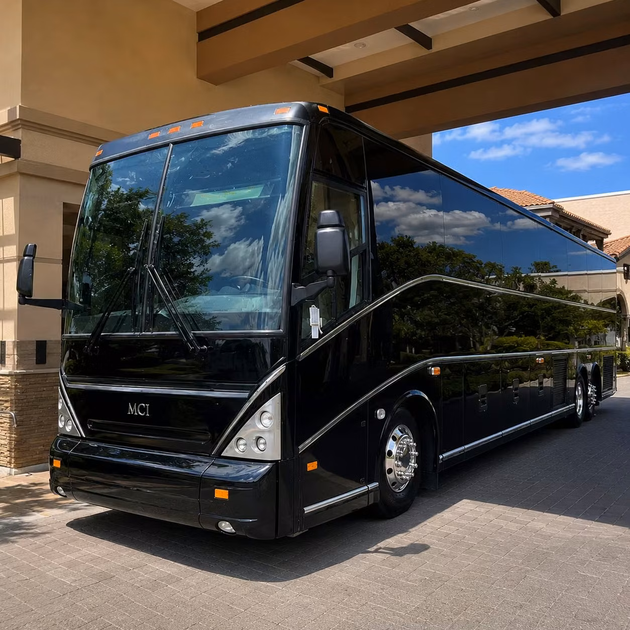 56 passenger charter bus