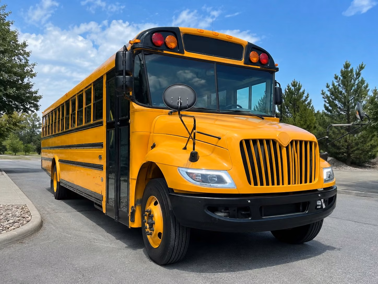 los angeles school bus rental