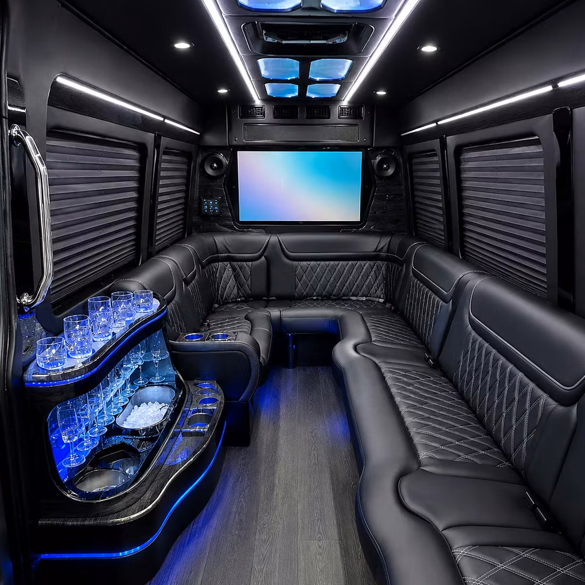 party bus interior