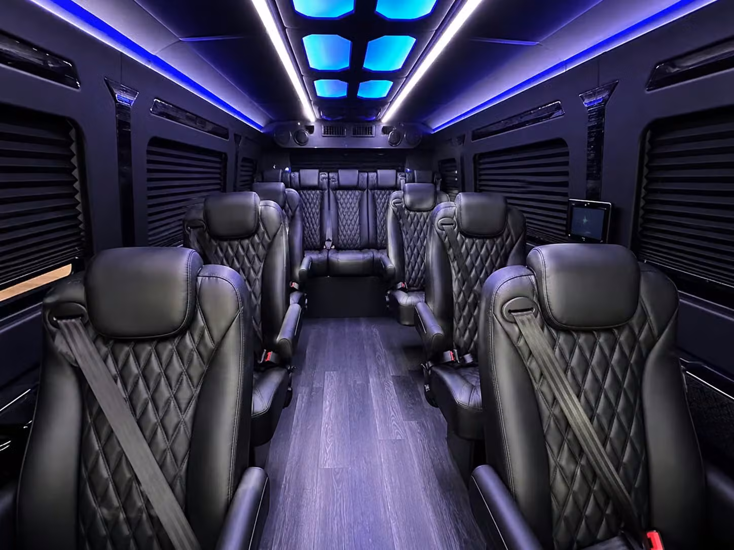 sprinter van with driver interior